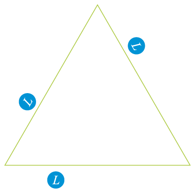 Triángulo equilatero